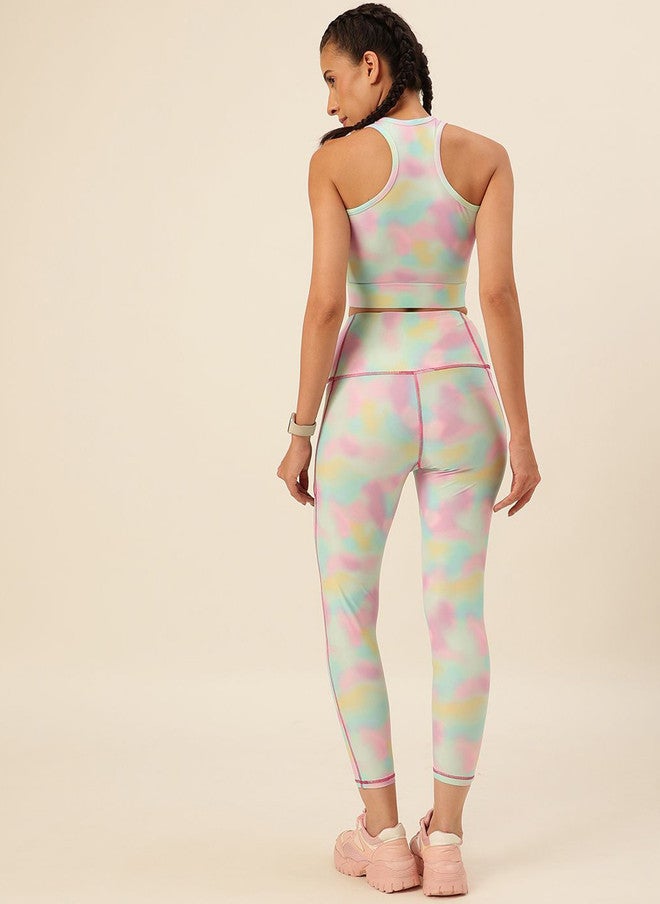 CUKOO Women Tie and Dye High-Rise Rapid-Dry Tracksuits - Image 5